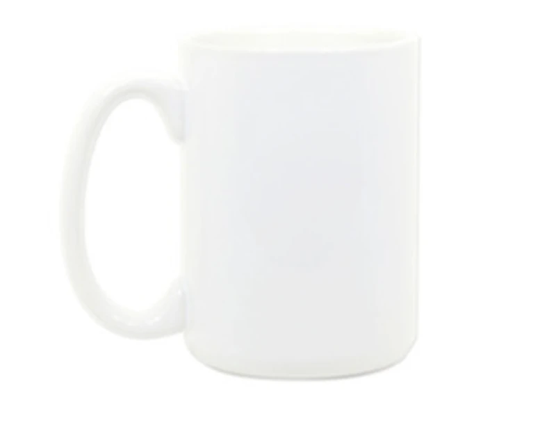 Customizable 15oz White Ceramic Mug