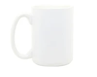 Customizable 15oz White Ceramic Mug