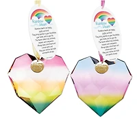 Acrylic Heart Ornament Facets