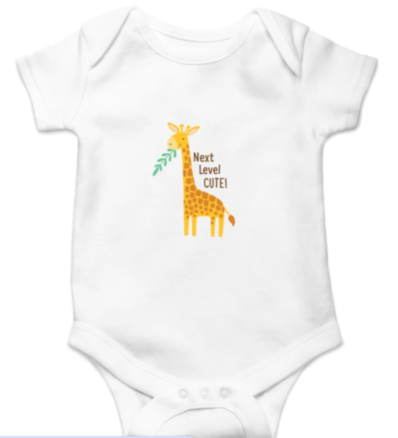 Butterscotch Giraffe Diaper Shirt