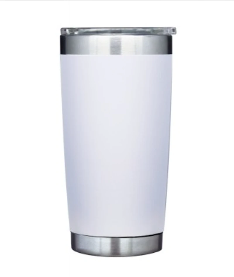 20 oz White Tumbler