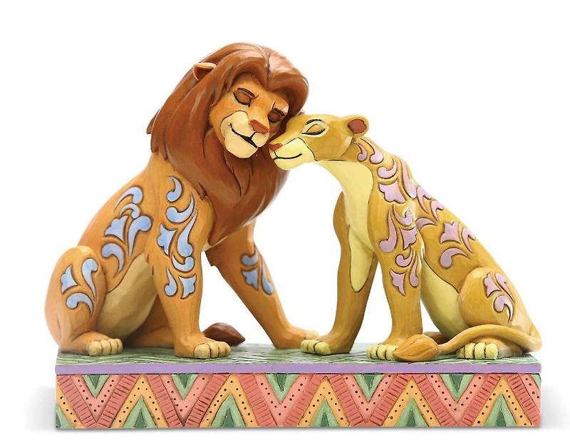 Simba and Nala Snuggling