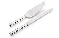 Gold Band Cake Serving Set