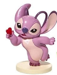 Stitch and Angel Figurines