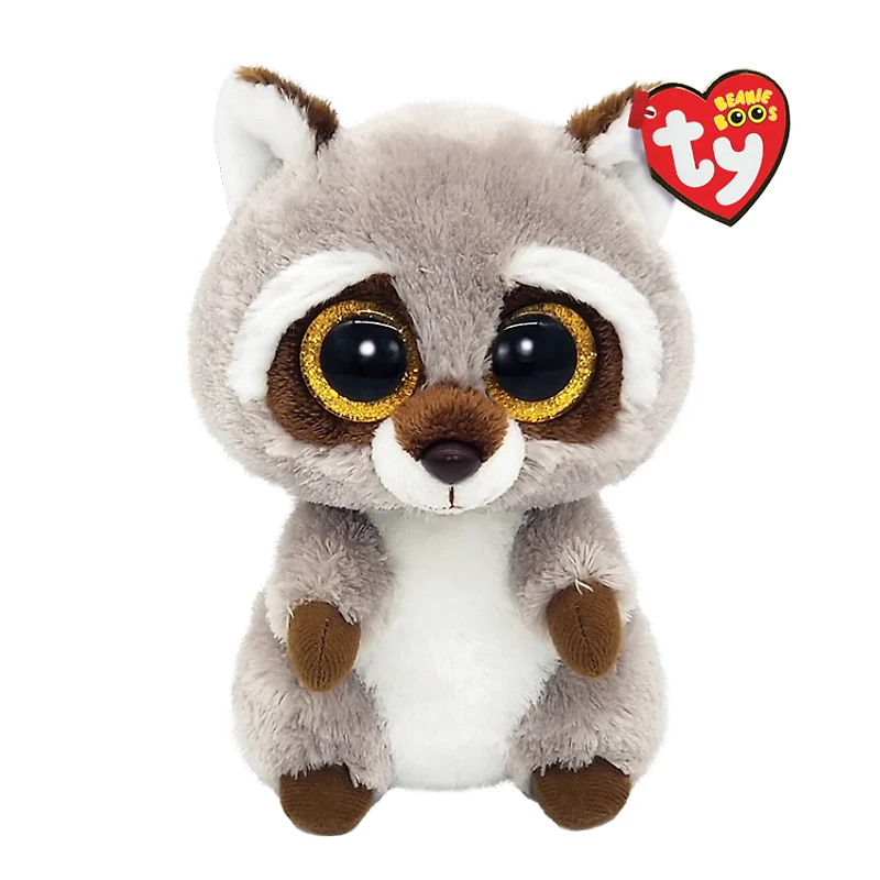 TY Brown Raccoon Plush Toy - Oakie