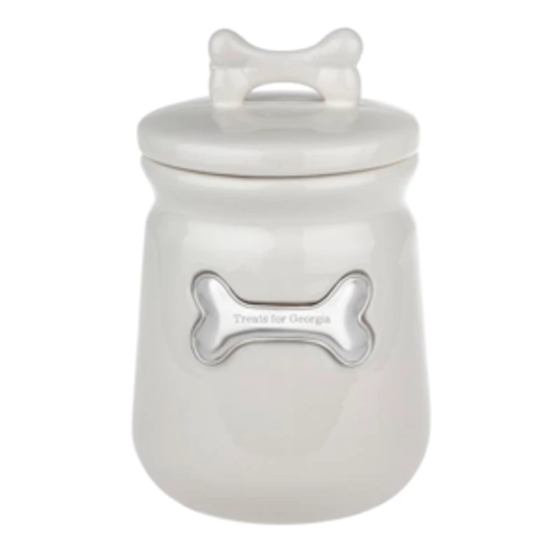 Ceramic Dog Treat Jar