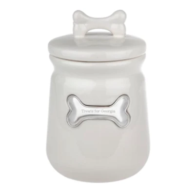Ceramic Dog Treat Jar