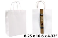 Large White Kraft Gift Bags