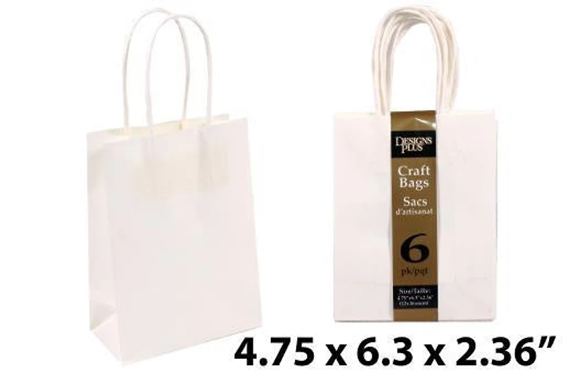 White Kraft Gift Bags