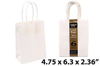 White Kraft Gift Bags