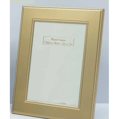 Matte Gold Beaded Frame 4x6