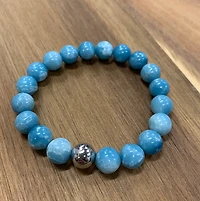 Blue Emulated Larimar Bracelet
