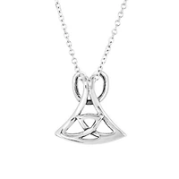 Boudicca Celtic Triangle Sterling Silver Necklace