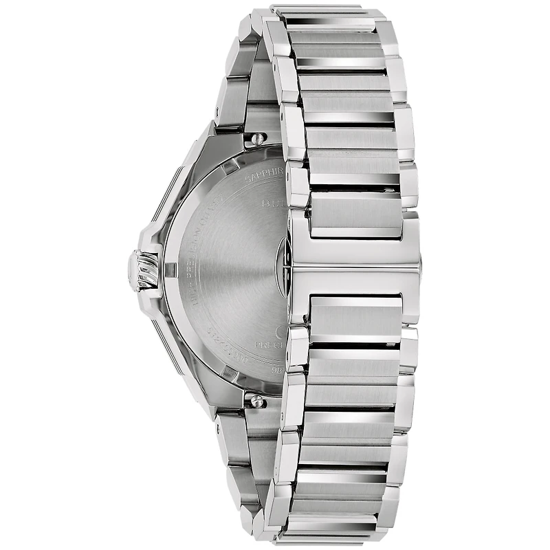 Bulova Series X Black Dial Stainless Steel Bracelet Watch | 98B456