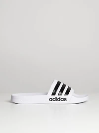 MENS ADIDAS ADILETTE SHOWER SLIDES - CLOUD WHITE/CORE WHITE
