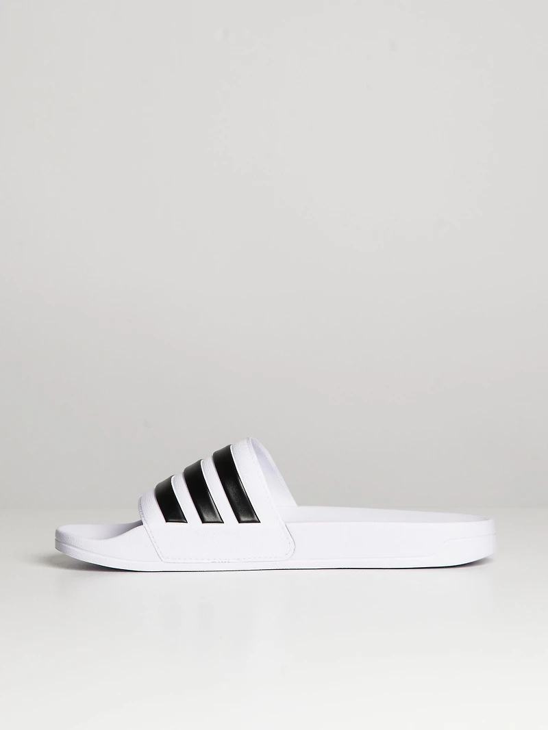 MENS ADIDAS ADILETTE SHOWER SLIDES - CLOUD WHITE/CORE WHITE