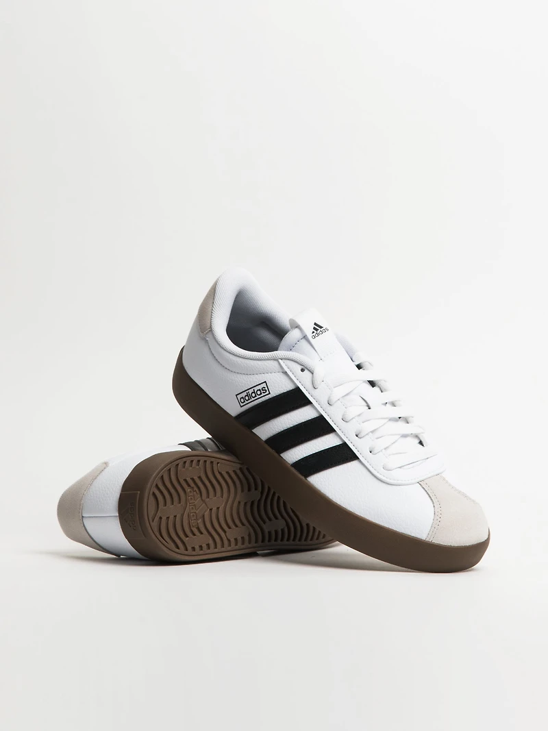 MENS ADIDAS VL COURT 3.0 SNEAKER - CLOUD WHITE/CORE BLACK/GREY ONE