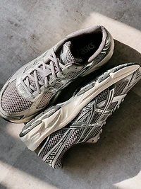MENS ASICS GEL 1130 - CLAY GREY/PURE SILVER