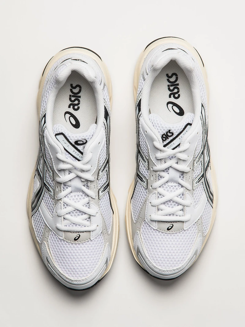 MENS ASICS GEL 1130 SNEAKER - WHITE/CLOUD GREY