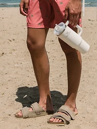 MENS BIRKENSTOCK UJI SUEDE NUBUCK SANDALS