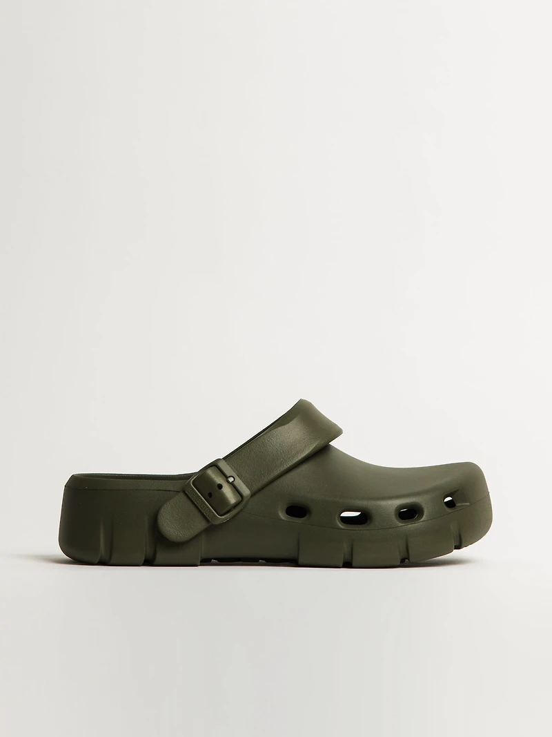 MENS BIRKENSTOCK BIRKI FLOW EVA CLOG - REGULAR KHAKI