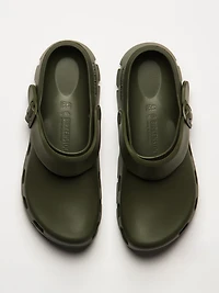 MENS BIRKENSTOCK BIRKI FLOW EVA CLOG - REGULAR KHAKI