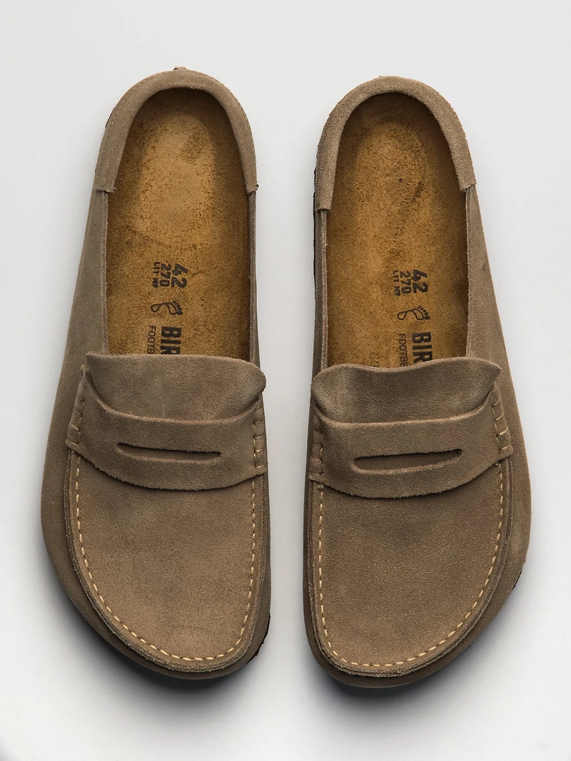 MENS BIRKENSTOCK NAPLES 2.0 GRIP - TAUPE SUEDE