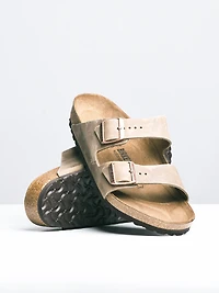 MENS BIRKENSTOCK ARIZONA LEATHER OILED SANDALS - REGULAR TOBACO BROWN
