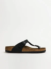 MENS BIRKENSTOCK GIZEH BF REGULAR SANDALS - BLACK