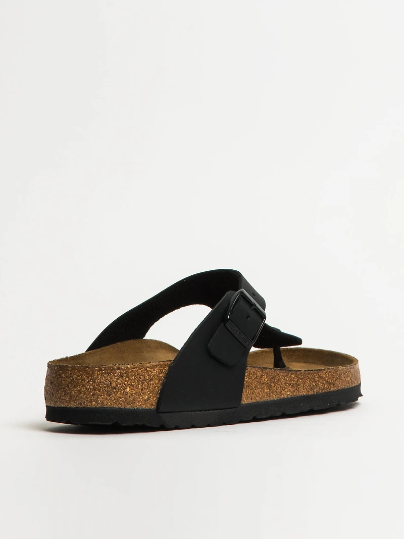 MENS BIRKENSTOCK GIZEH BF REGULAR SANDALS - BLACK