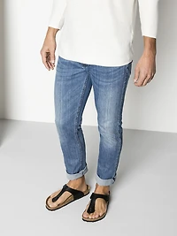 MENS BIRKENSTOCK GIZEH BF REGULAR SANDALS - BLACK