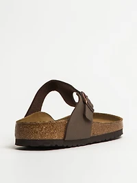 MENS BIRKENSTOCK GIZEH REG BIRKIBUC SANDALS - MOCHA
