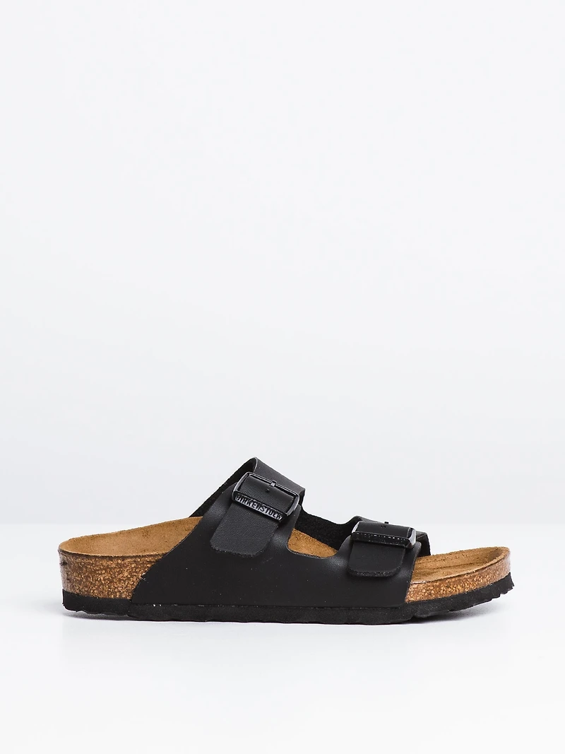 BIRKENSTOCK KIDS ARIZONA BLACK SANDALS - MEDIUM/NARROW FIT CLEARANCE