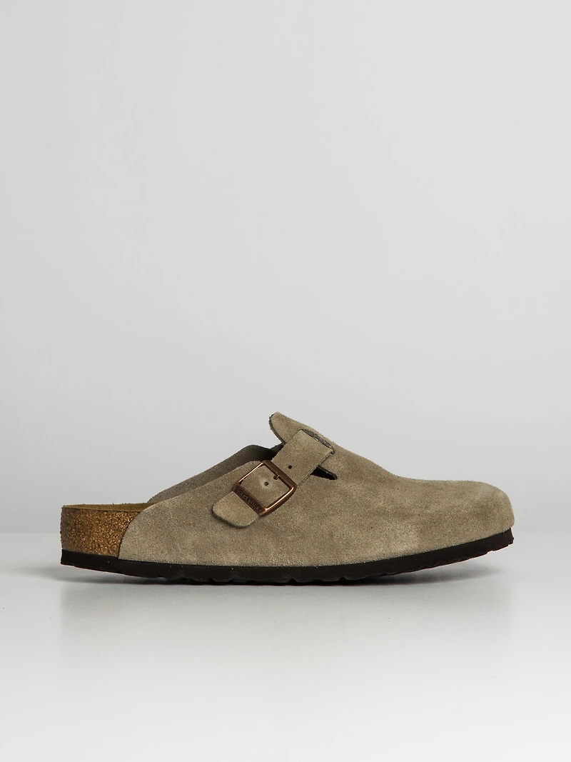 MENS BIRKENSTOCK BOSTON CLOG - TAUPE