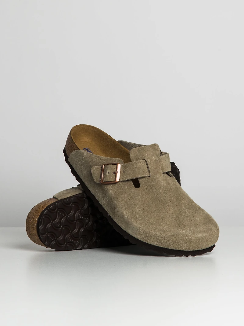 MENS BIRKENSTOCK BOSTON CLOG - TAUPE