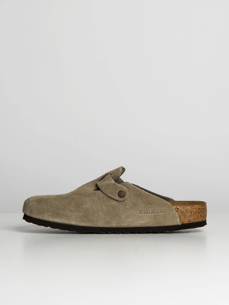 MENS BIRKENSTOCK BOSTON CLOG - TAUPE