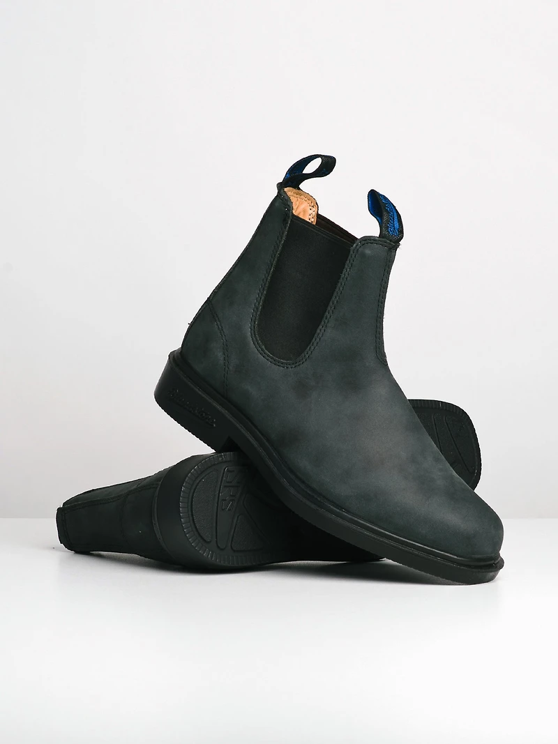 MENS BLUNDSTONE WINTER THERMAL DRESS RUSTIC BLACK BOOT
