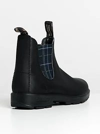 MENS BLUNDSTONE ORIGINAL - BLK/NAVY TARTAN