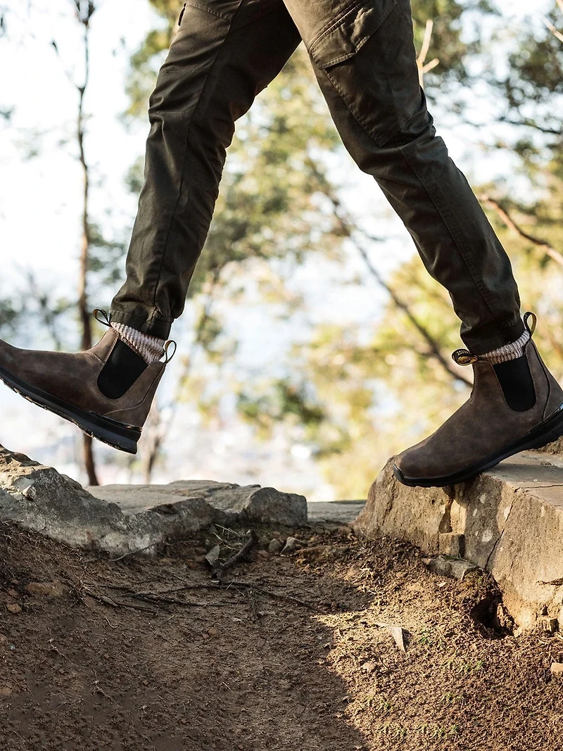 MENS BLUNDSTONE NEW ACTIVE - RUSTIC BROWN