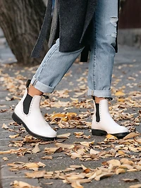 WOMENS BLUNDSTONE SERIES HI TOP PEARL