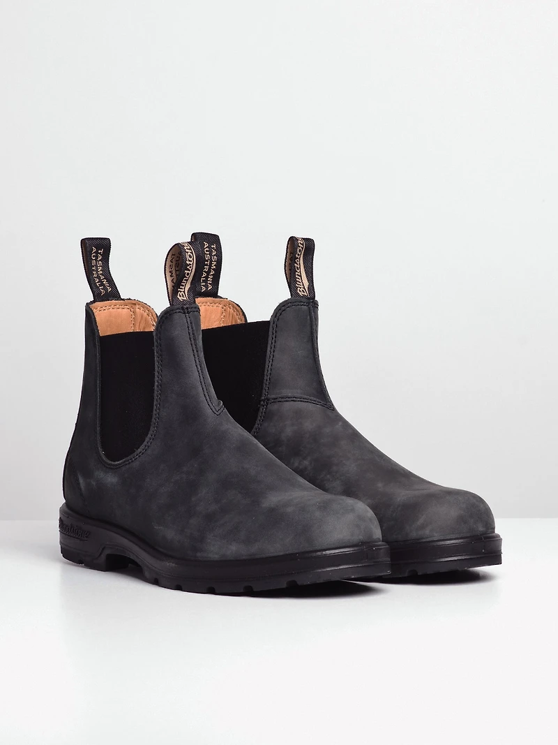 MENS BLUNDSTONE CLASSIC RUSTIC BLACK BOOT