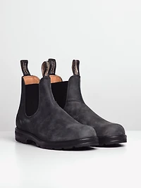 MENS BLUNDSTONE CLASSIC RUSTIC BLACK BOOT