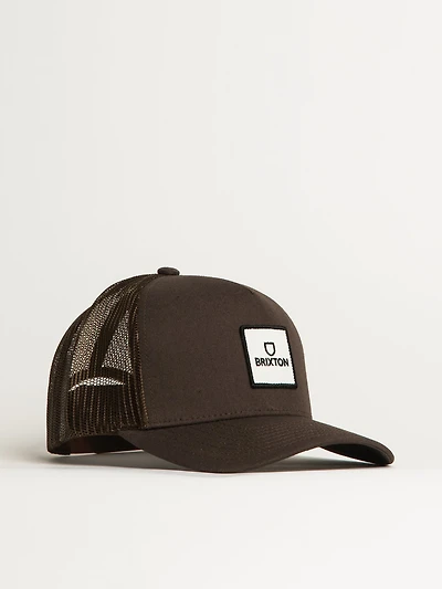 BRIXTON ALPHA BLOCK NETPLUS TRUCKER HAT