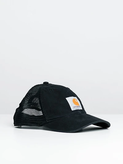 CARHARTT ODESSA MESH TRUCKER HAT - BLACK - CLEARANCE