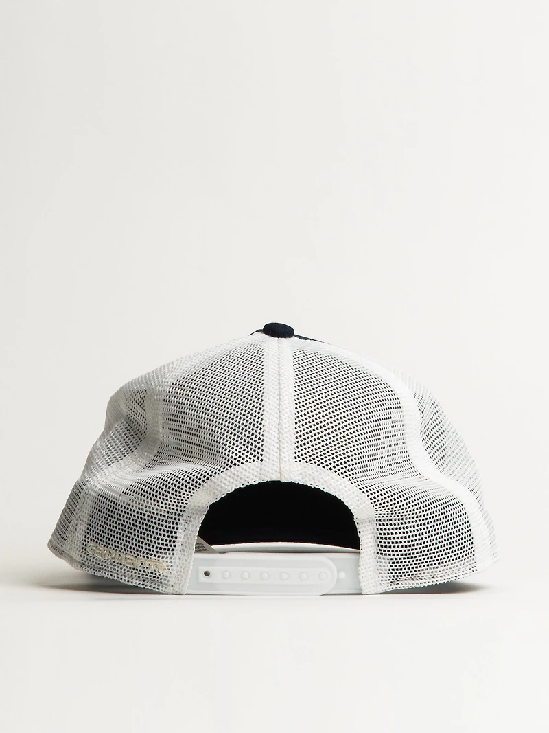 CARHARTT CANVAS MESH BACK BUILT PATCH CAP - NAVY