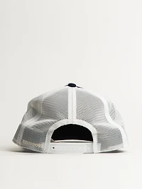 CARHARTT CANVAS MESH BACK BUILT PATCH CAP - NAVY