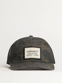 CARHARTT WOOL MESH BACK CAMO PITCH CAP