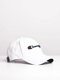 CHAMPION CLASSIC TWILL HAT - WHITE - CLEARANCE