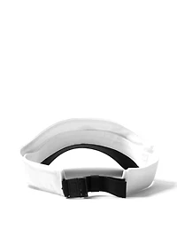 CHAMPION SMALL LOGO VISOR HAT - WHITE - CLEARANCE
