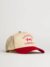 COUNTRY LIBERTY RED CANADA HAT